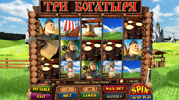 Slot Machine "Three Heroes"