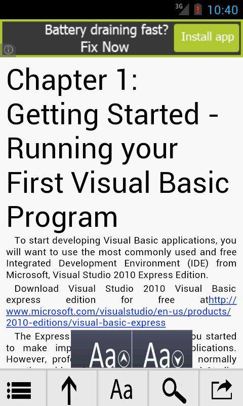 Learn Visual Basic in a day