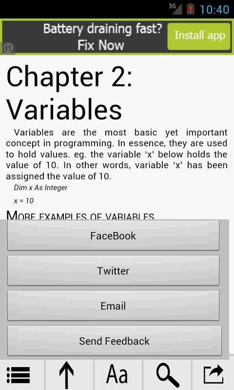 Learn Visual Basic in a day