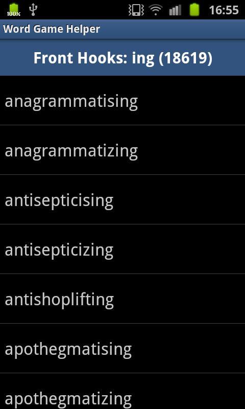 Word Game Helper Free