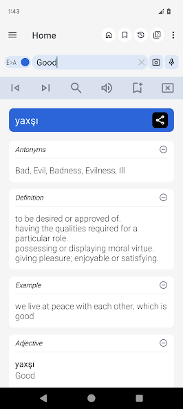 English Azerbaijani Dictionary