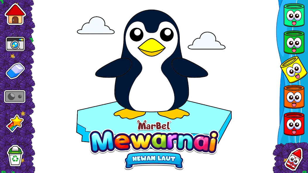 Marbel Mewarnai Hewan Laut