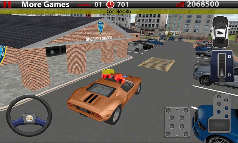 Police Car Park Simulator 2016