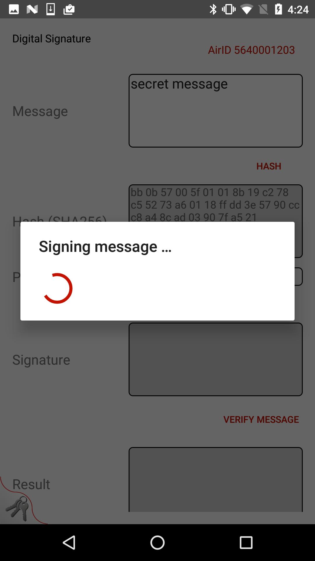 Crypto Keychain Sample