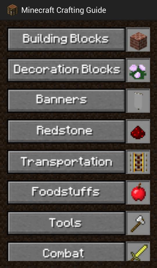 Minecraft Crafting Guide