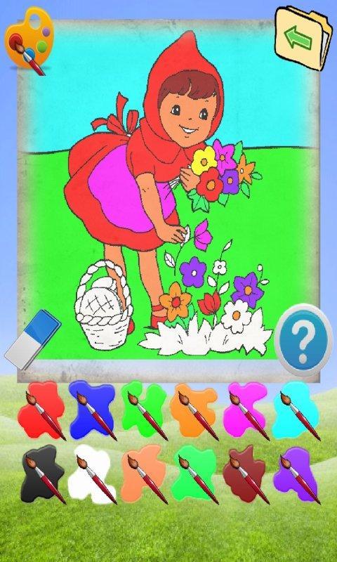 Coloring Game Little Red