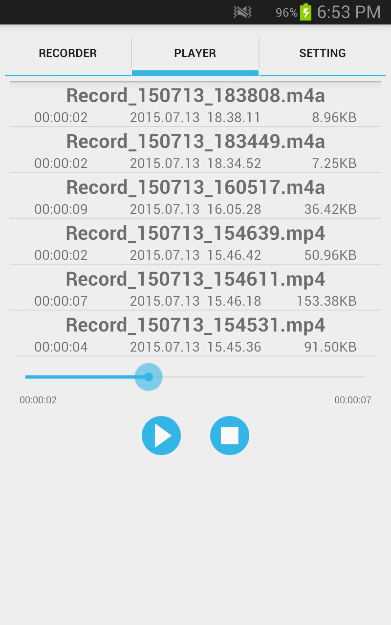 Secret Shake Recorder