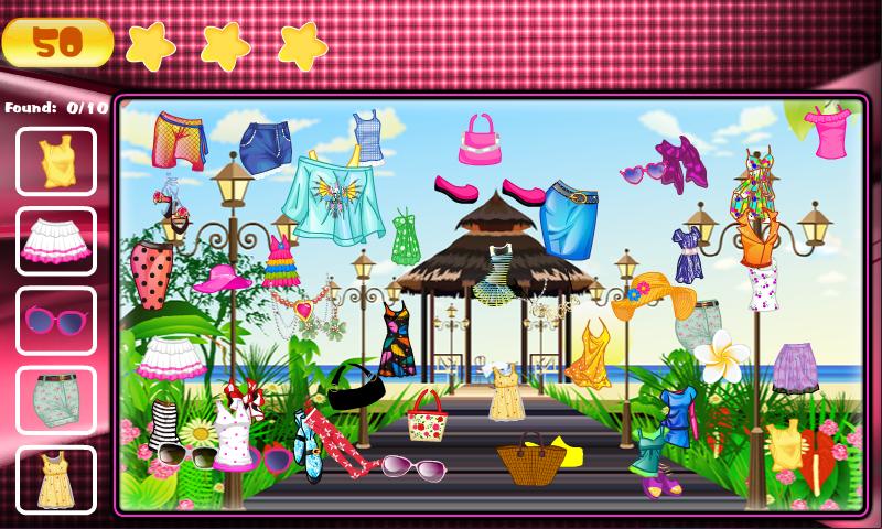 Hidden Objects Fashion Theme