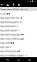 True Txt Reader Writer