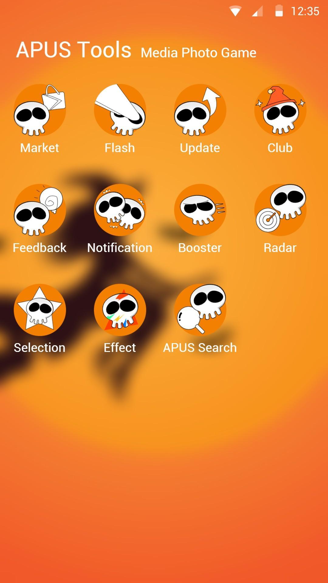 Mischievous Skull APUS theme