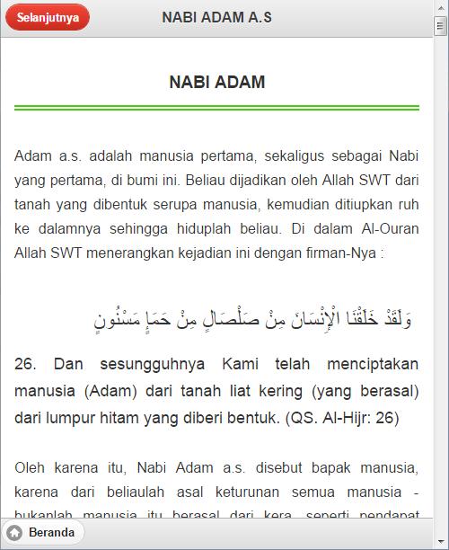 KISAH 25 NABI TERLENGKAP