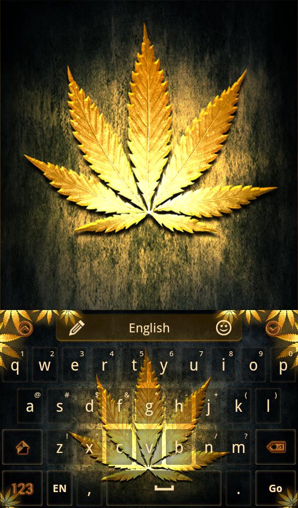 Gold Rasta Keyboard