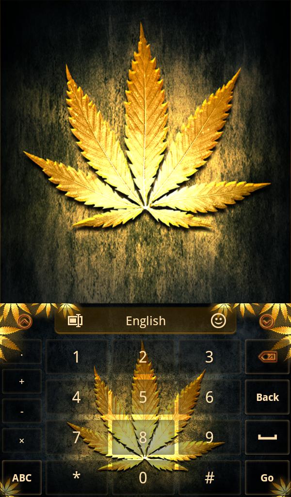 Gold Rasta Keyboard