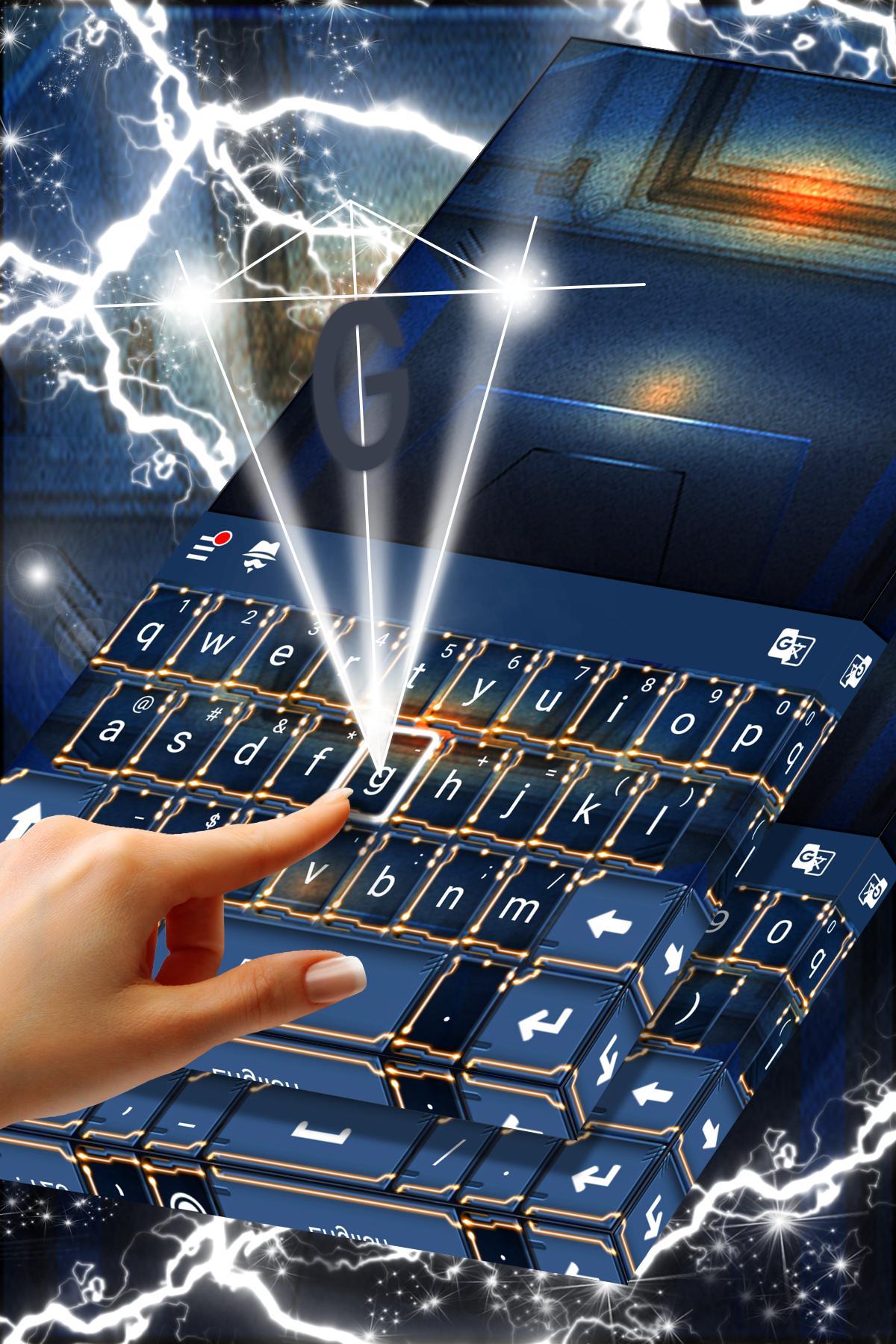 Futuristic Keyboard Theme