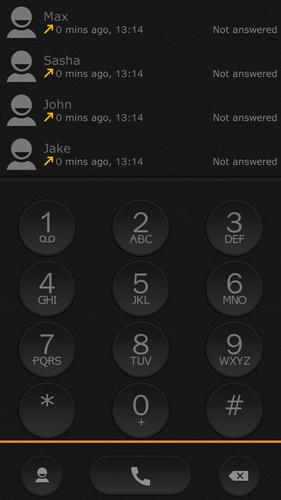 ExDialer Theme Black Graphite