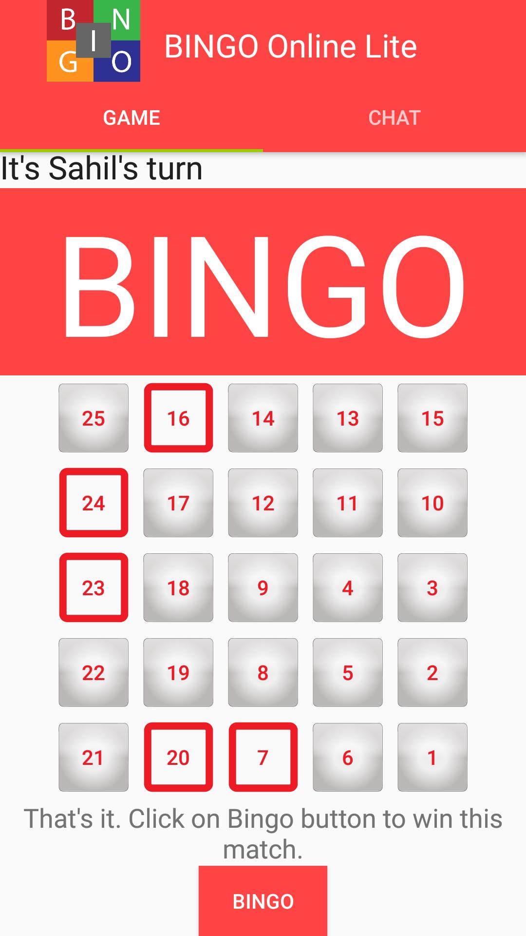 Bingo Online Lite