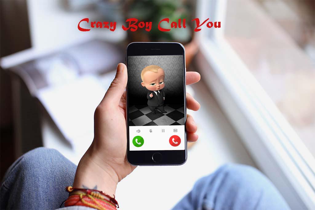 Crazy boy call you