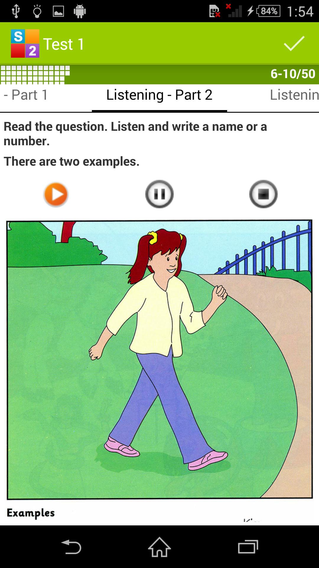 English Starters 2 - YLE Test