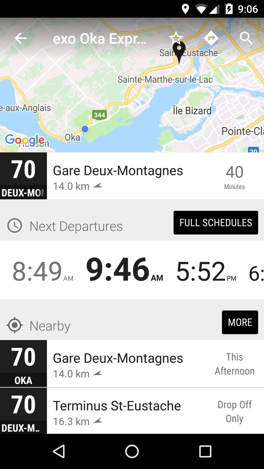 exo Oka Express Bus - MonTransit