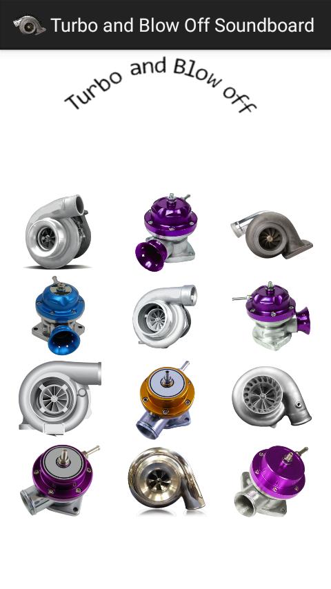 Turbo and Blow Off Soundboard.