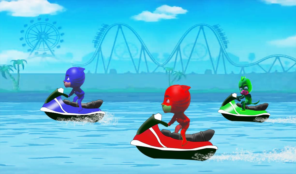 pj jetski masks racers
