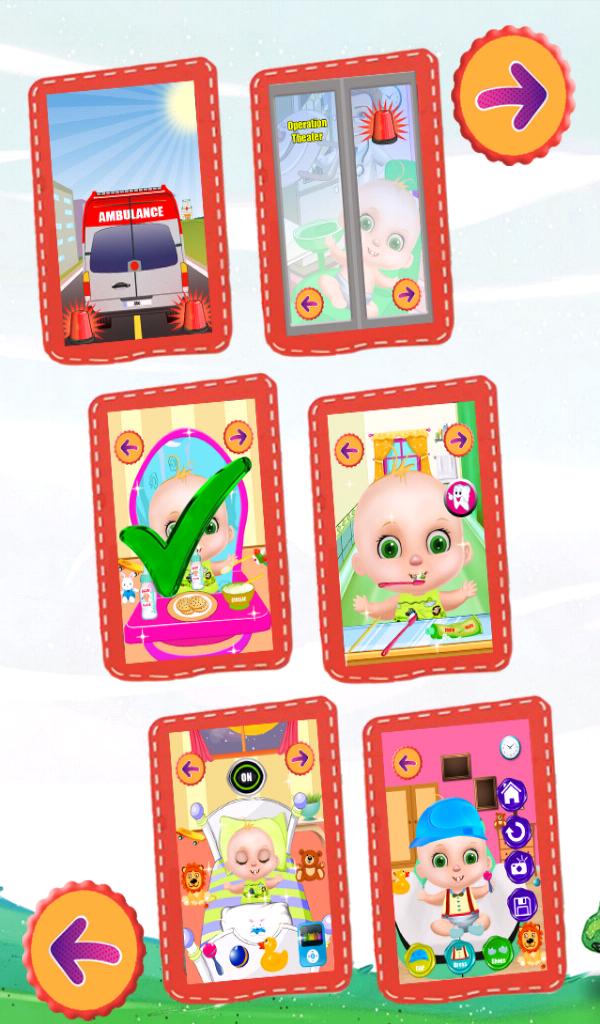 Teething Newborn Baby Games