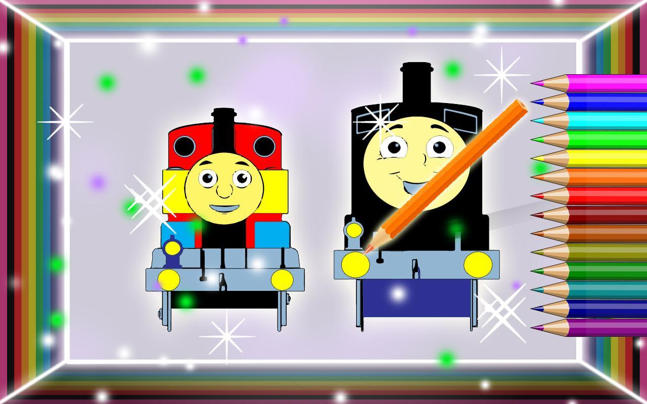 Coloring Thomas Tank Engine