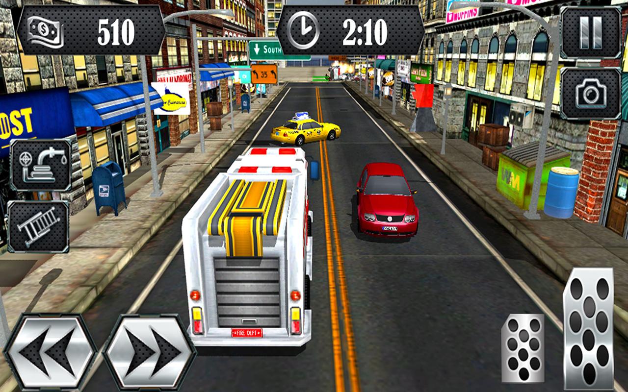 911 Fire Truck Rescue Sim 3D