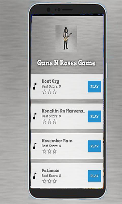 Guns N Roses Piano Tiles