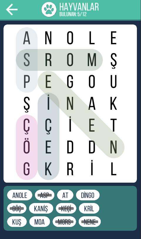 Kelime Bulmaca Oyunu