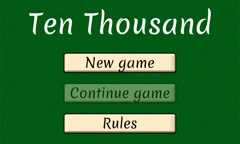 10,000 - The Dice Game