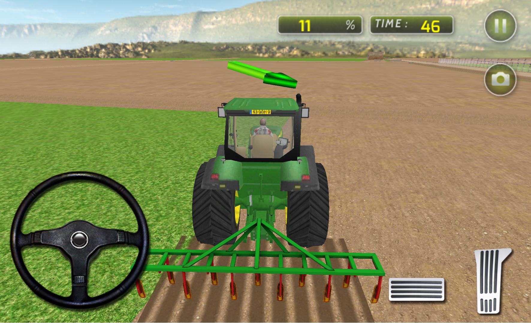 Village Farm Tractor Drive Sim