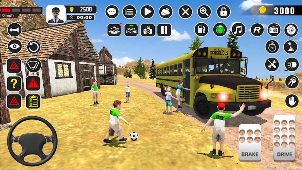 Offroad School Bus Driver Game