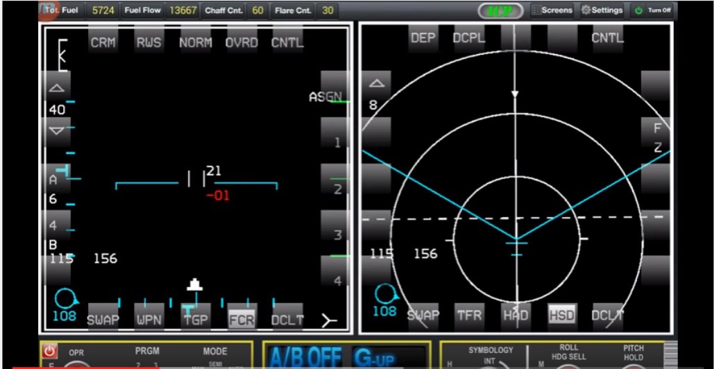 Falcon BMS MFD Screen