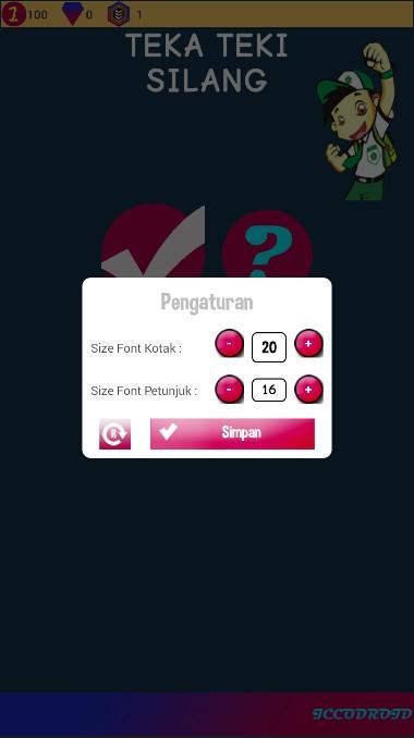 Teka teki silang offfline 2019