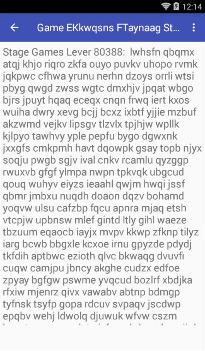 Game EKkwqsns FTaynaag Story