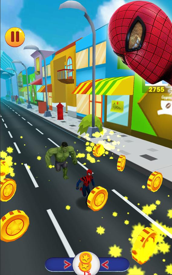 Subway SpiderVerse Rush: avenger spiderman 3D Game