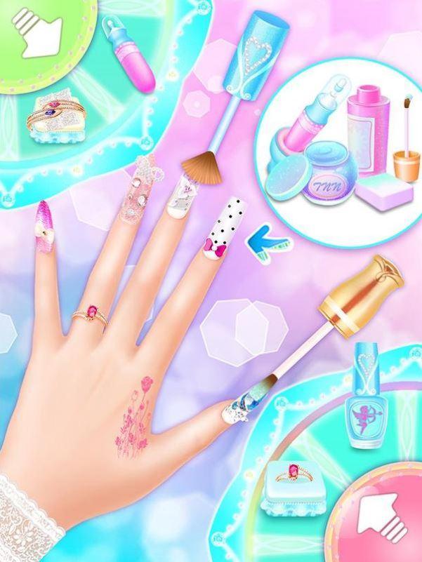 Princess Nail Salon - Fashion Nail Art Design Game