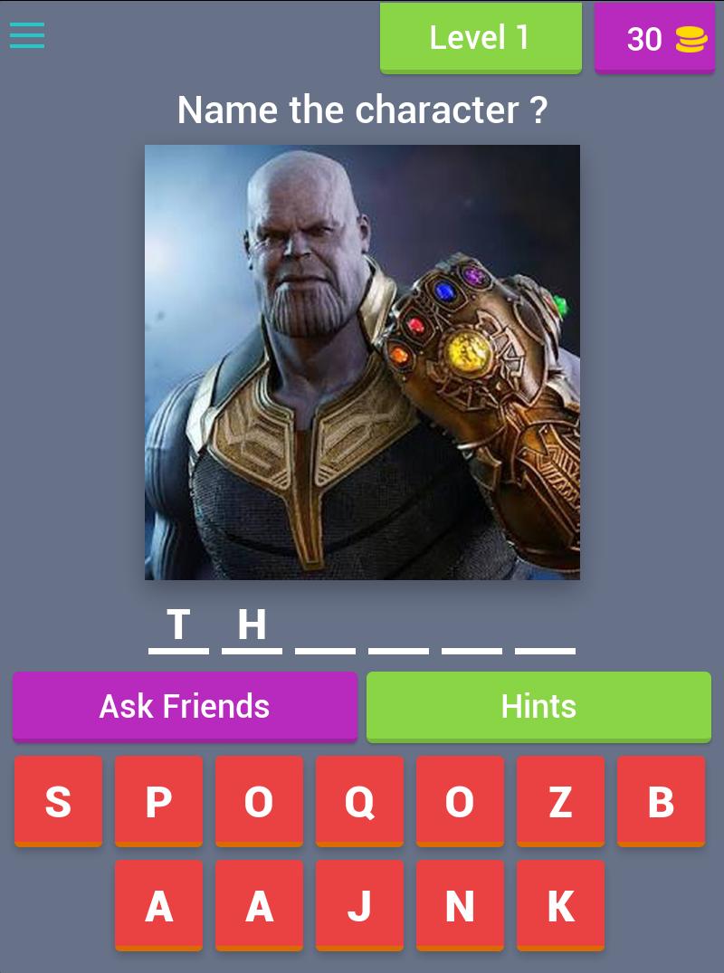 All Marvel characters