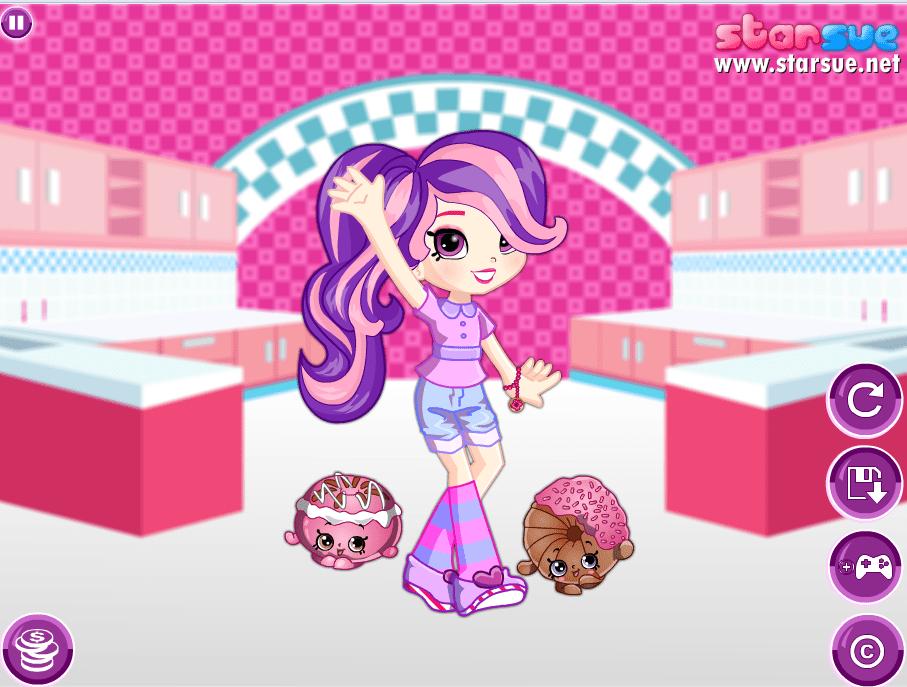 Shop kins Dress up Games