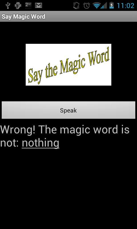 Say The Magic Word