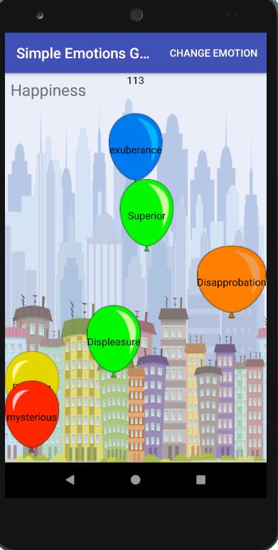 Simple Emotions Game