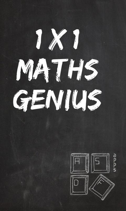 1x1 Maths Genius