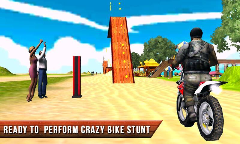 Beach Bike Crazy Stunt