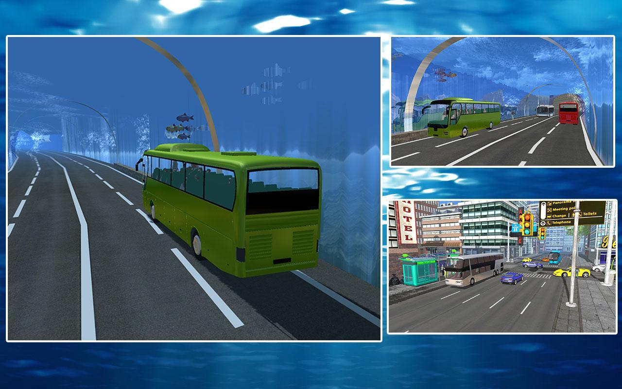 Tourist Bus Underwater Tunnel