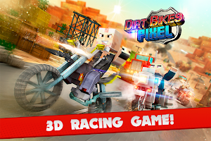 Dirt Bike Pixel Shooting Race