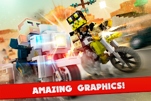 Dirt Bike Pixel Shooting Race