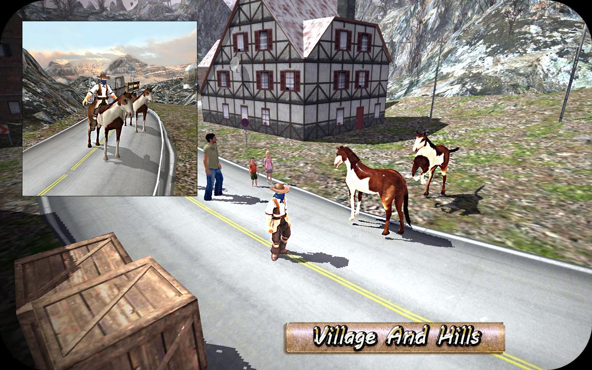 Crazy Pet Horse Truck Drive