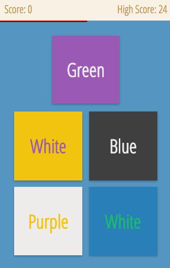 The Stoop Effect Game