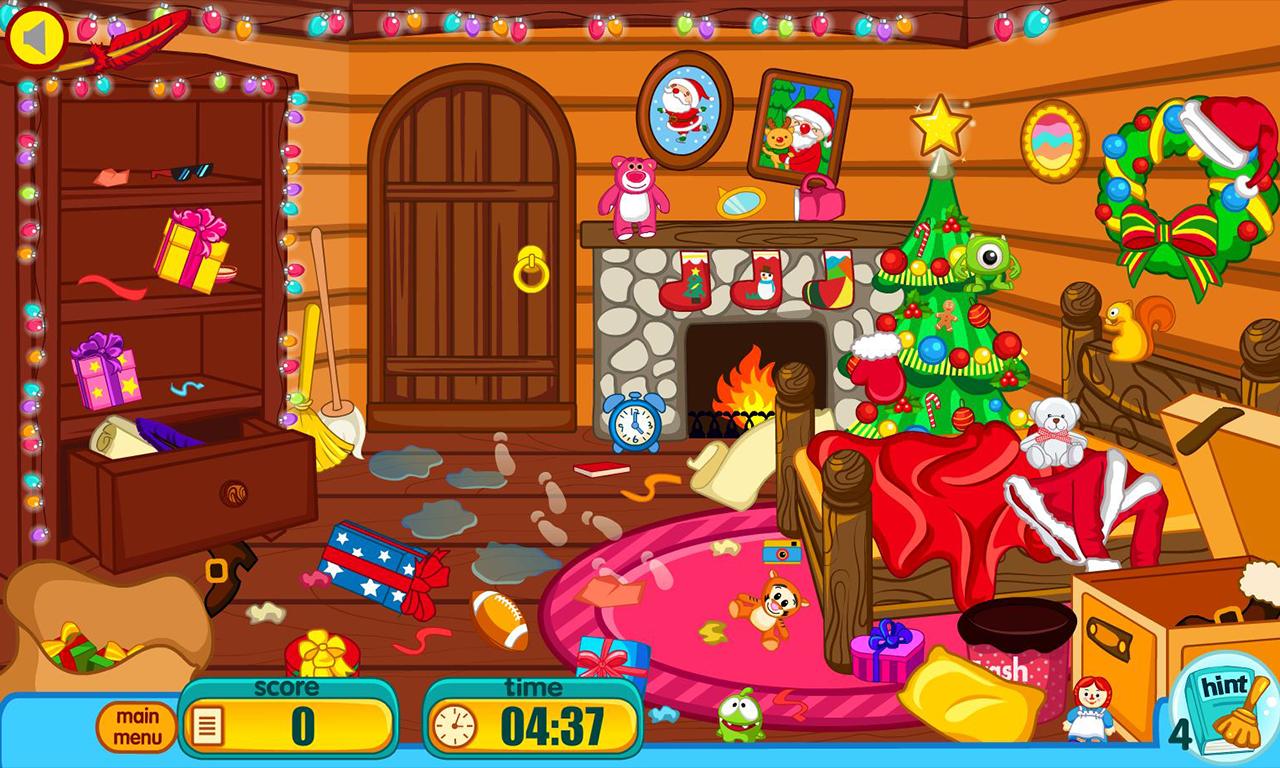 Clean up for santa claus